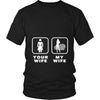 Car Racing - Your wife My wife - Father's Day Hobby Shirt-T-shirt-Teelime | shirts-hoodies-mugs