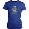 Caregiver Shirt - 49% Caregiver 51% Badass Profession-T-shirt-Teelime | shirts-hoodies-mugs