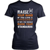 Caregiver Shirt - Raise your hand if you love Caregiver, if not raise your standards - Profession Gift-T-shirt-Teelime | shirts-hoodies-mugs