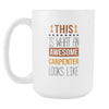 Carpenter mug - Awesome Carpenter-Drinkware-Teelime | shirts-hoodies-mugs