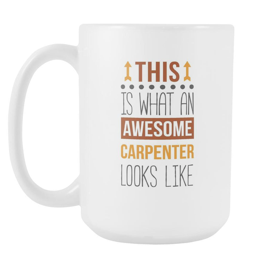 Carpenter mug - Awesome Carpenter-Drinkware-Teelime | shirts-hoodies-mugs