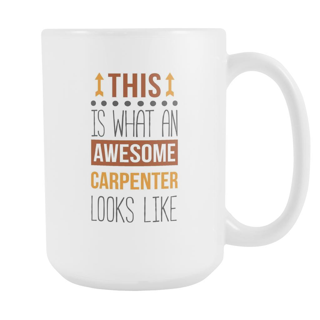 Carpenter mug - Awesome Carpenter-Drinkware-Teelime | shirts-hoodies-mugs