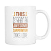 Carpenter Mug - Awesome Carpenter-Drinkware-Teelime | shirts-hoodies-mugs