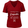 Carpenter Shirt - Everyone relax the Carpenter is here, the day will be save shortly - Profession Gift-T-shirt-Teelime | shirts-hoodies-mugs