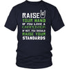 Carpenter Shirt - Raise your hand if you love Carpenter, if not raise your standards - Profession Gift-T-shirt-Teelime | shirts-hoodies-mugs