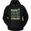 Carpenter Shirt - Raise your hand if you love Carpenter, if not raise your standards - Profession Gift-T-shirt-Teelime | shirts-hoodies-mugs