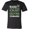 Carpenter Shirt - Raise your hand if you love Carpenter, if not raise your standards - Profession Gift-T-shirt-Teelime | shirts-hoodies-mugs