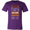 Carpenter Shirt - This is what an awesome Carpenter looks like - Profession Gift-T-shirt-Teelime | shirts-hoodies-mugs