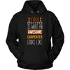 Carpenter Shirt - This is what an awesome Carpenter looks like - Profession Gift-T-shirt-Teelime | shirts-hoodies-mugs