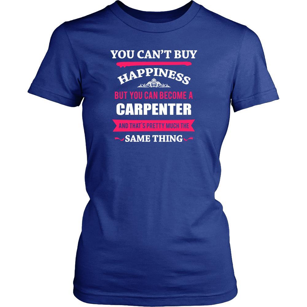 Carpenter Shirt - You can't buy happiness but you can become a Carpenter and that's pretty much the same thing Profession-T-shirt-Teelime | shirts-hoodies-mugs