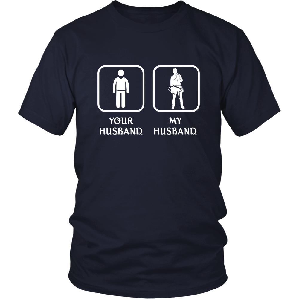 Carpenter - Your husband My husband - Mother's Day Profession/Job Shirt-T-shirt-Teelime | shirts-hoodies-mugs