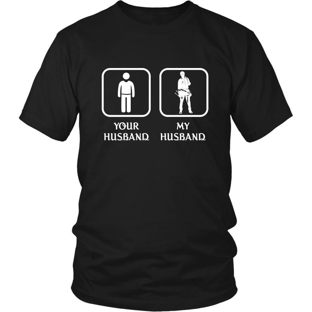 Carpenter - Your husband My husband - Mother's Day Profession/Job Shirt-T-shirt-Teelime | shirts-hoodies-mugs