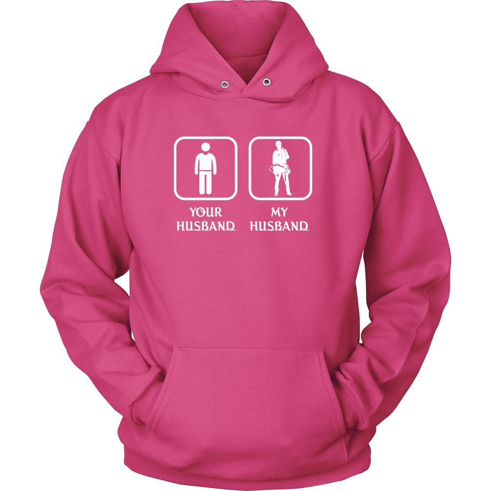 Carpenter - Your husband My husband - Mother's Day Profession/Job Shirt-T-shirt-Teelime | shirts-hoodies-mugs