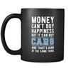 Cars Money can't buy happiness but it can buy cars and that's kind of the same thing 11oz Black Mug-Drinkware-Teelime | shirts-hoodies-mugs