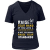 Cartographer Shirt - Raise your hand if you love Cartographer, if not raise your standards - Profession Gift-T-shirt-Teelime | shirts-hoodies-mugs