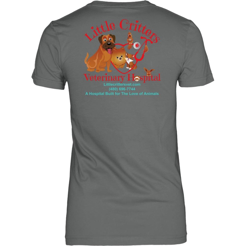 Cat and Dog T shirt - Love Cat and Dog Little Critters-T-shirt-Teelime | shirts-hoodies-mugs
