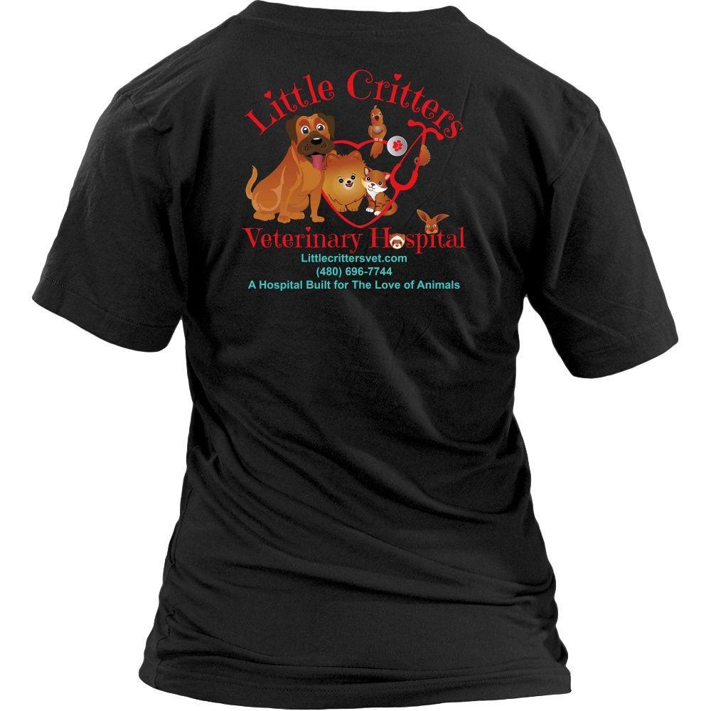 Cat and Dog T shirt - Love Cat and Dog Little Critters-T-shirt-Teelime | shirts-hoodies-mugs