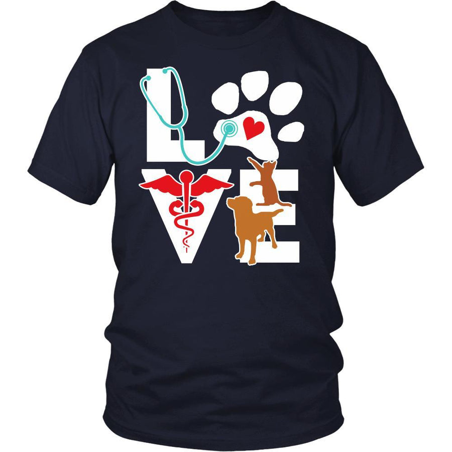 Cat and Dog T shirt - Love Cat and Dog Little Critters-T-shirt-Teelime | shirts-hoodies-mugs