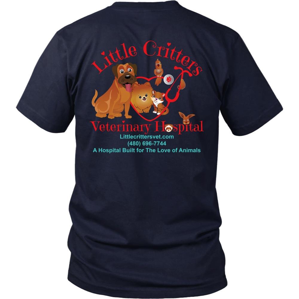 Cat and Dog T shirt - Love Cat and Dog Little Critters-T-shirt-Teelime | shirts-hoodies-mugs