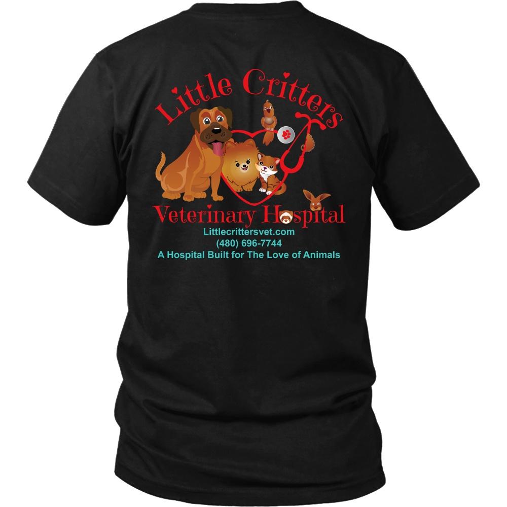 Cat and Dog T shirt - Love Cat and Dog Little Critters-T-shirt-Teelime | shirts-hoodies-mugs