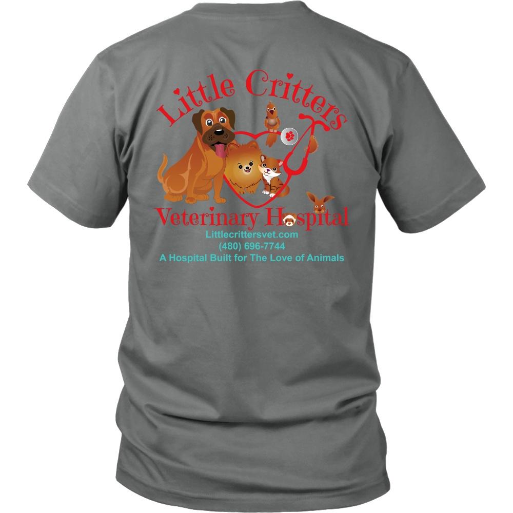 Cat and Dog T shirt - Love Cat and Dog Little Critters-T-shirt-Teelime | shirts-hoodies-mugs