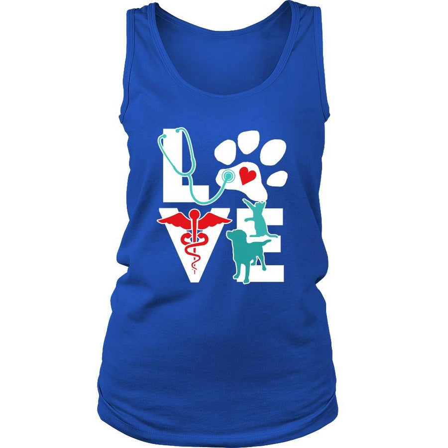 Cat and Dog Tank Top - Love Veterinary Tank Top