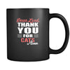 Cat Dear Lord, thank you for Cats Amen. 11oz Black Mug-Drinkware-Teelime | shirts-hoodies-mugs