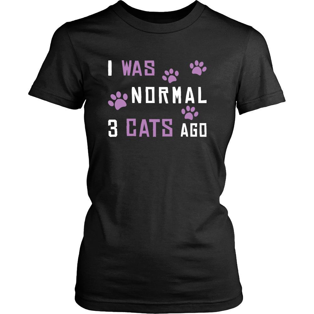 Cat Shirt - Normal 3 Cats Ago - Animal Lover Gift-T-shirt-Teelime | shirts-hoodies-mugs