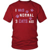 Cat Shirt - Normal 3 Cats Ago - Animal Lover Gift-T-shirt-Teelime | shirts-hoodies-mugs