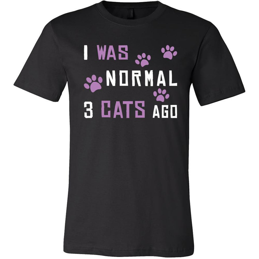 Cat Shirt - Normal 3 Cats Ago - Animal Lover Gift-T-shirt-Teelime | shirts-hoodies-mugs