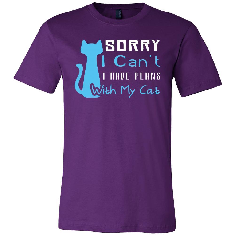 Cat Shirt - Plans With My Cat - Animal Lover Gift-T-shirt-Teelime | shirts-hoodies-mugs