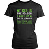 Cat Shirt - The Reason I Wake Up - Animal Lover Gift-T-shirt-Teelime | shirts-hoodies-mugs