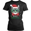Cat T Shirt - Merry Christmas-T-shirt-Teelime | shirts-hoodies-mugs