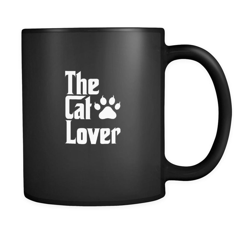 Cat The Cat Lover 11oz Black Mug-Drinkware-Teelime | shirts-hoodies-mugs