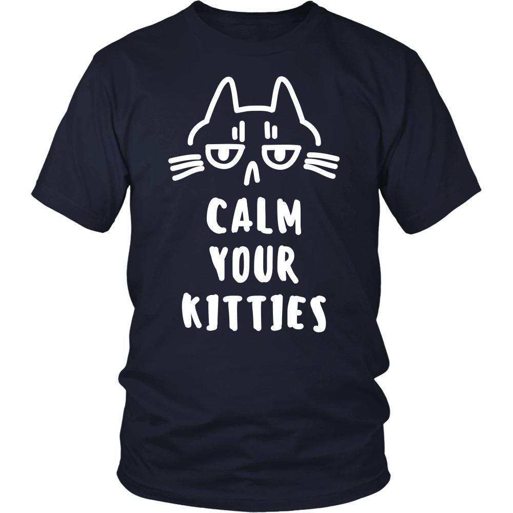 Cats T Shirt - Calm your Kitties-T-shirt-Teelime | shirts-hoodies-mugs