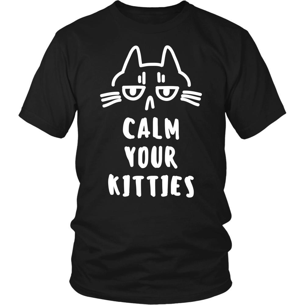 Cats T Shirt - Calm your Kitties-T-shirt-Teelime | shirts-hoodies-mugs