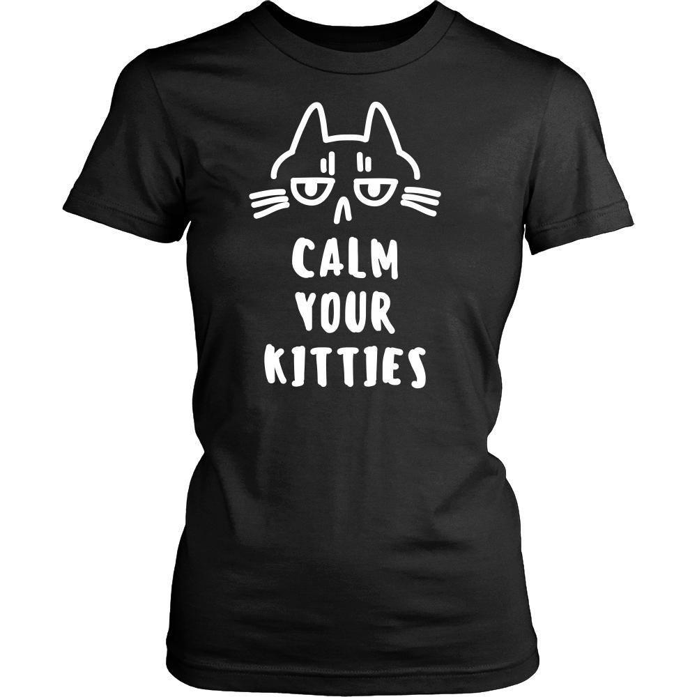 Cats T Shirt - Calm your Kitties-T-shirt-Teelime | shirts-hoodies-mugs
