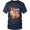 Cats T Shirt - Home is where my Cat is-T-shirt-Teelime | shirts-hoodies-mugs