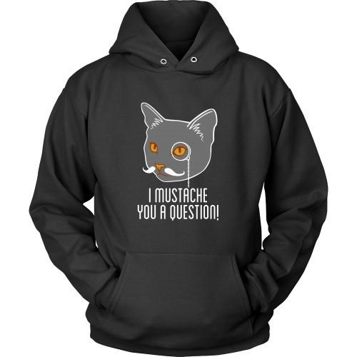 Cats T Shirt - I mustache you a Question-T-shirt-Teelime | shirts-hoodies-mugs