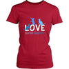 Cats T Shirt - Love is a four legged word-T-shirt-Teelime | shirts-hoodies-mugs