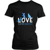 Cats T Shirt - Love is a four legged word-T-shirt-Teelime | shirts-hoodies-mugs