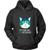 Cats T Shirt - My puns are CATastrophic-T-shirt-Teelime | shirts-hoodies-mugs