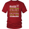 Certified Public Accountant Shirt - Raise your hand if you love Certified Public Accountant, if not raise your standards - Profession Gift-T-shirt-Teelime | shirts-hoodies-mugs