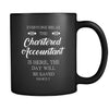 Chartered Accountant - Everyone relax the Chartered Accountant is here, the day will be save shortly - 11oz Black Mug-Drinkware-Teelime | shirts-hoodies-mugs