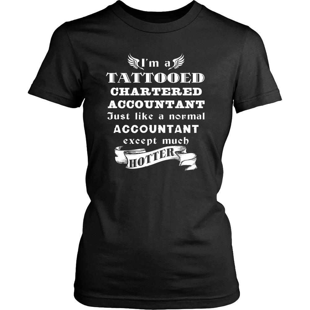 Chartered Accountant Shirt- I'm a Tattooed Chartered Accountant - Profession Gift-T-shirt-Teelime | shirts-hoodies-mugs