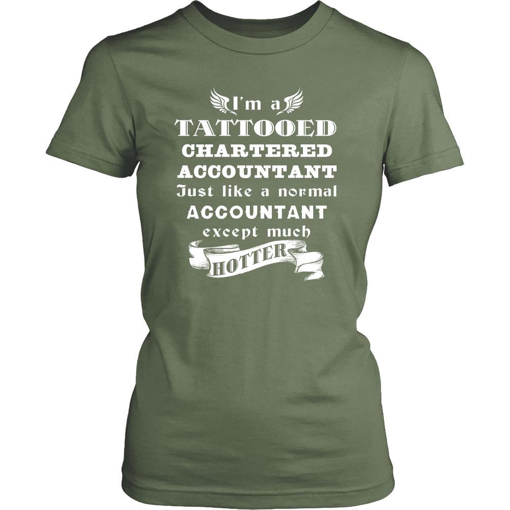 Chartered Accountant Shirt- I'm a Tattooed Chartered Accountant - Profession Gift-T-shirt-Teelime | shirts-hoodies-mugs