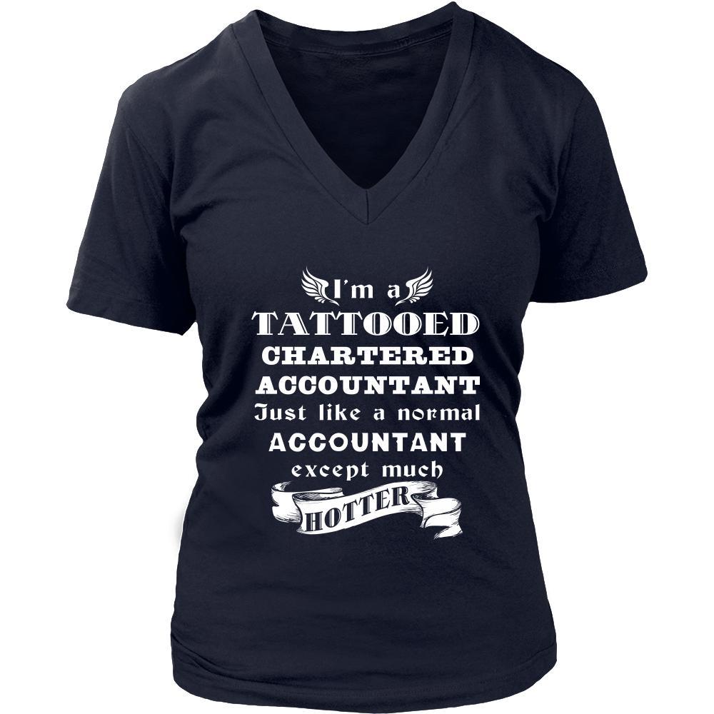 Chartered Accountant Shirt- I'm a Tattooed Chartered Accountant - Profession Gift-T-shirt-Teelime | shirts-hoodies-mugs