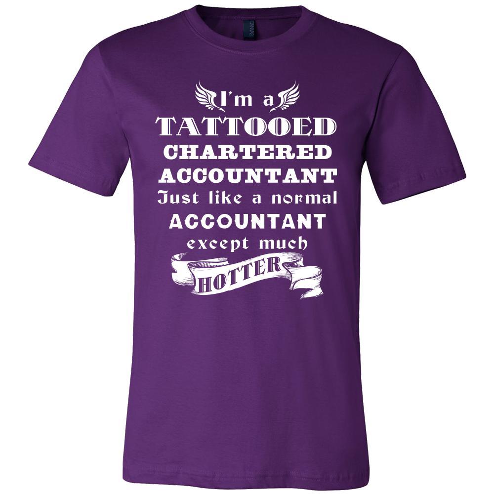 Chartered Accountant Shirt- I'm a Tattooed Chartered Accountant - Profession Gift-T-shirt-Teelime | shirts-hoodies-mugs