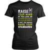 Chartered Accountant Shirt - Raise your hand if you love Chartered Accountant, if not raise your standards - Profession Gift-T-shirt-Teelime | shirts-hoodies-mugs