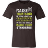 Chartered Accountant Shirt - Raise your hand if you love Chartered Accountant, if not raise your standards - Profession Gift-T-shirt-Teelime | shirts-hoodies-mugs